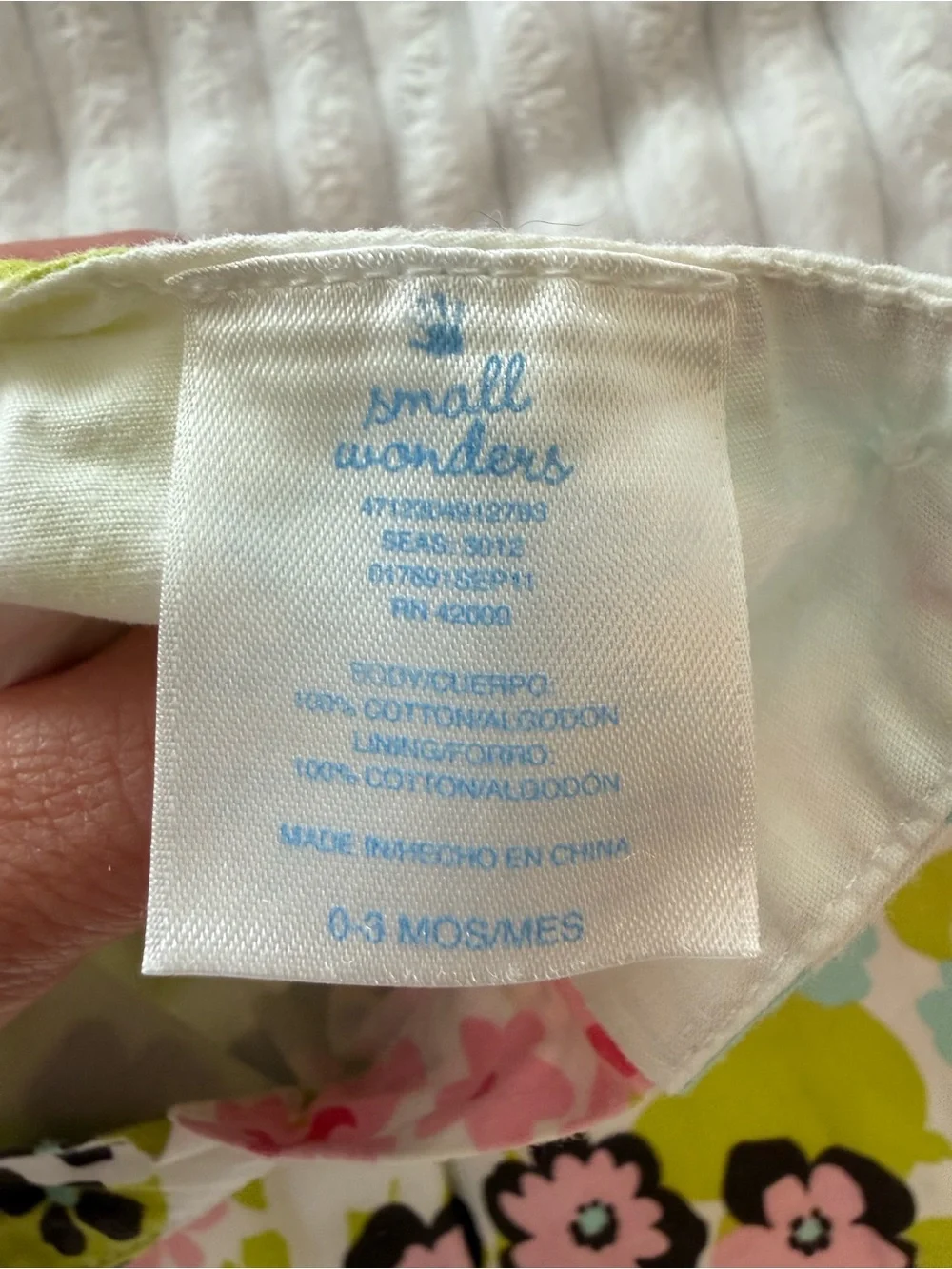 small wonders Floral Sundress with White Cardigan - Multi/White